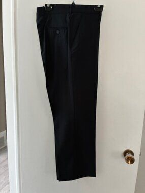 Pants. Sz W34XL29. GALA Black Pure New Wool.